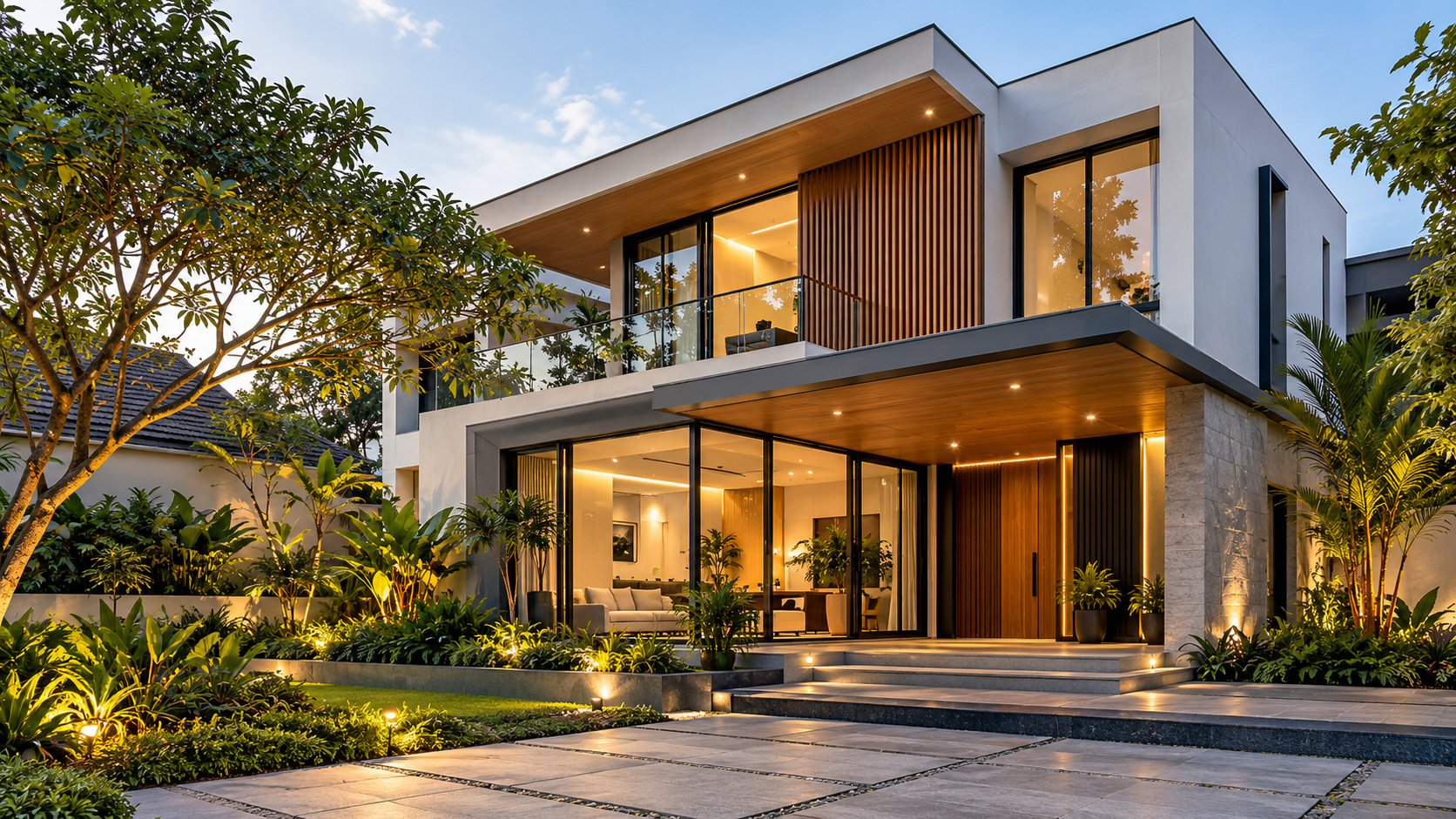 Contoh fasad rumah renovasi
